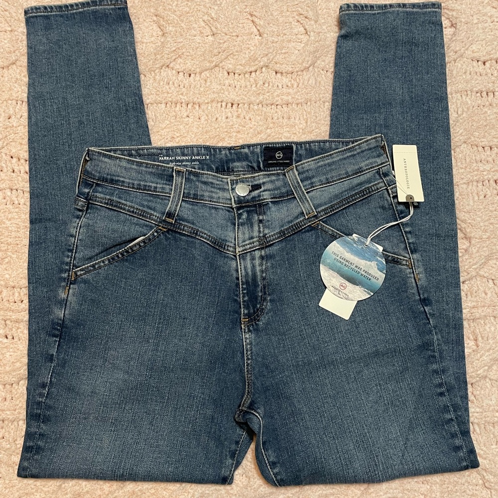 AG Farrah High Rise Skinny Ankle Jeans